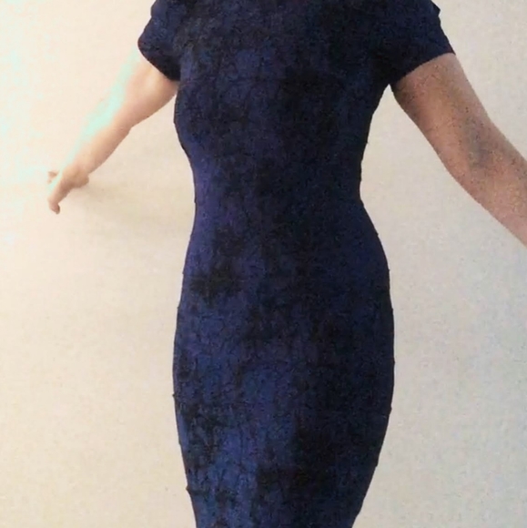 V back bodycon mini to knee length - Picture 12 of 13